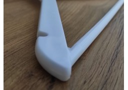 Плечики пластикові з металевим гачком 42х1см. (білі)